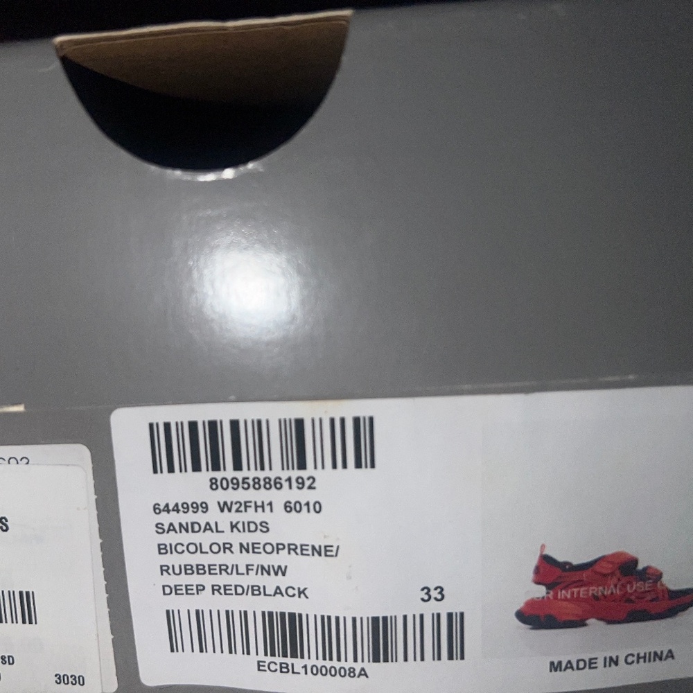 Kids Balenciaga Sandals